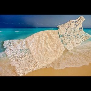 Crop top & skirt set